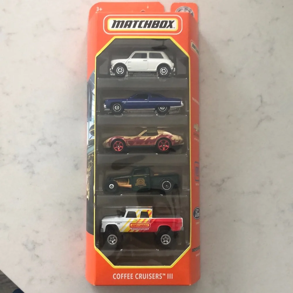 Matchbox Coffee Cruisers III- 5 Car Set - Multicolor
